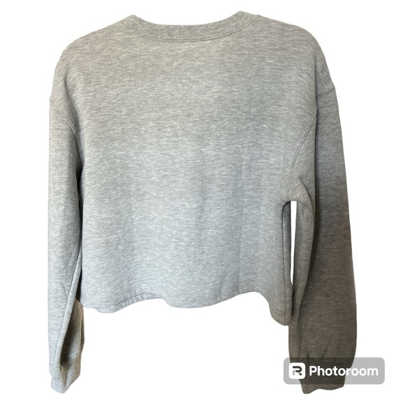 FRIENDS cropped grey graphic sweatshirt size Medium - Picture 3 of 4